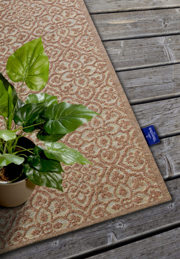 Villeroy & Boch 1883 Utomhus  Julie Natural Copper matta i färgen Brun gjord i materialet 100% Återvunnen Polyester