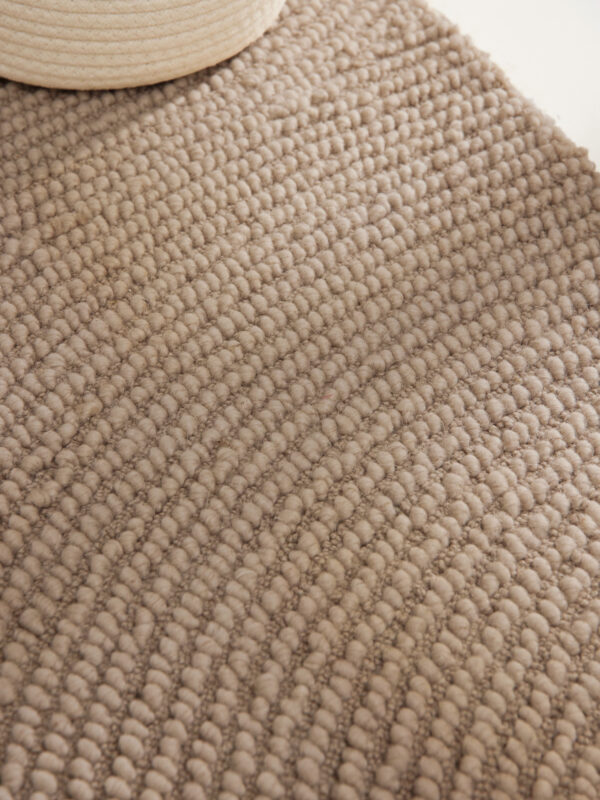 Ull Matta - Eleni Ljusbeige matta i färgen Beige gjord i materialet 100% Ull