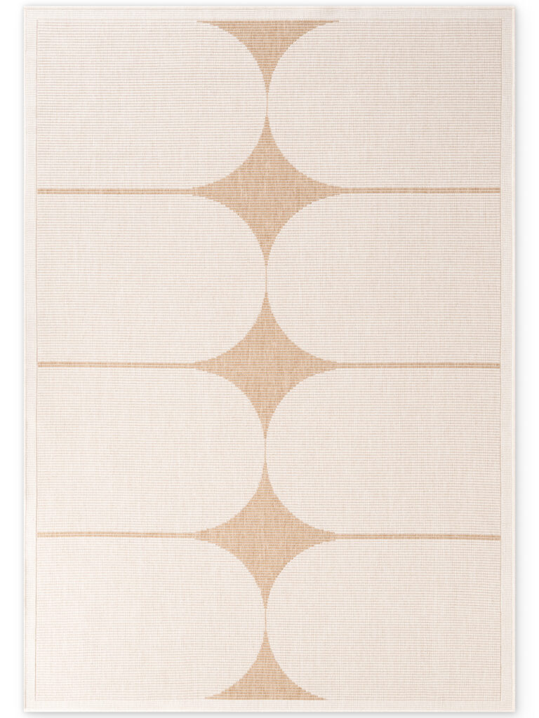 Utomhus matta - Bowen Jute-vit matta i färgen Jute White gjord i materialet 100% Polypropylen