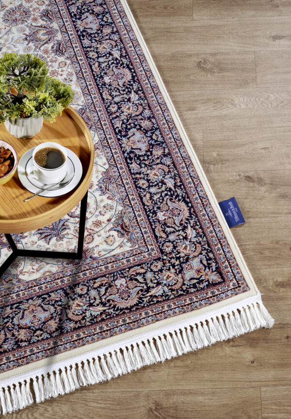Villeroy & Boch 1870   Alfred Cream Blå matta i färgen Cream gjord i materialet 100% Polypropylen