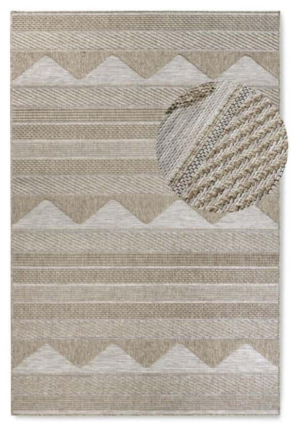 Villeroy & Boch 1836 Utomhus  Elisabeth Natural Brun matta i färgen Brun gjord i materialet 100% Polypropylen