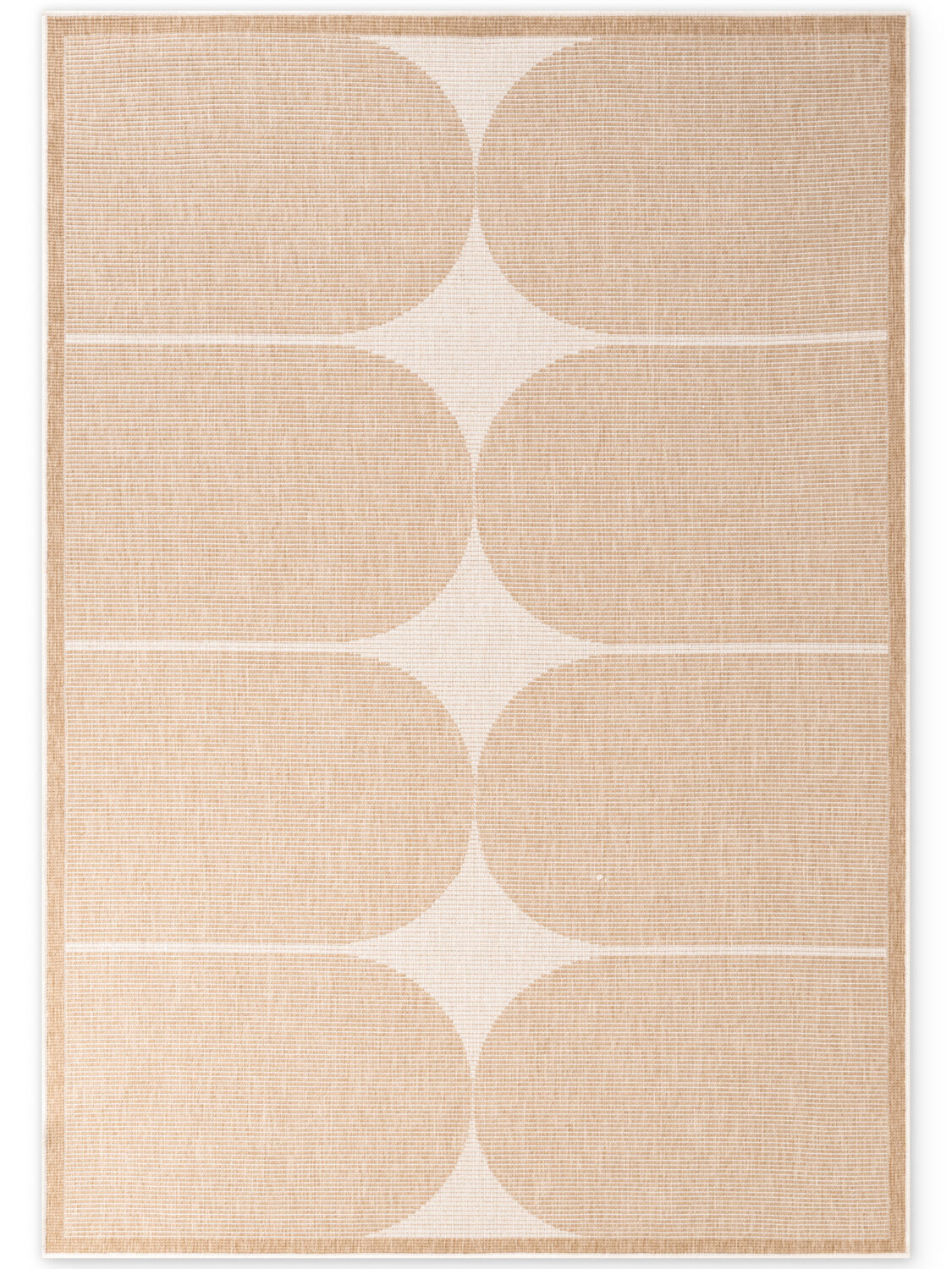 Utomhus matta - Bowen Jute-vit matta i färgen Jute White gjord i materialet 100% Polypropylen