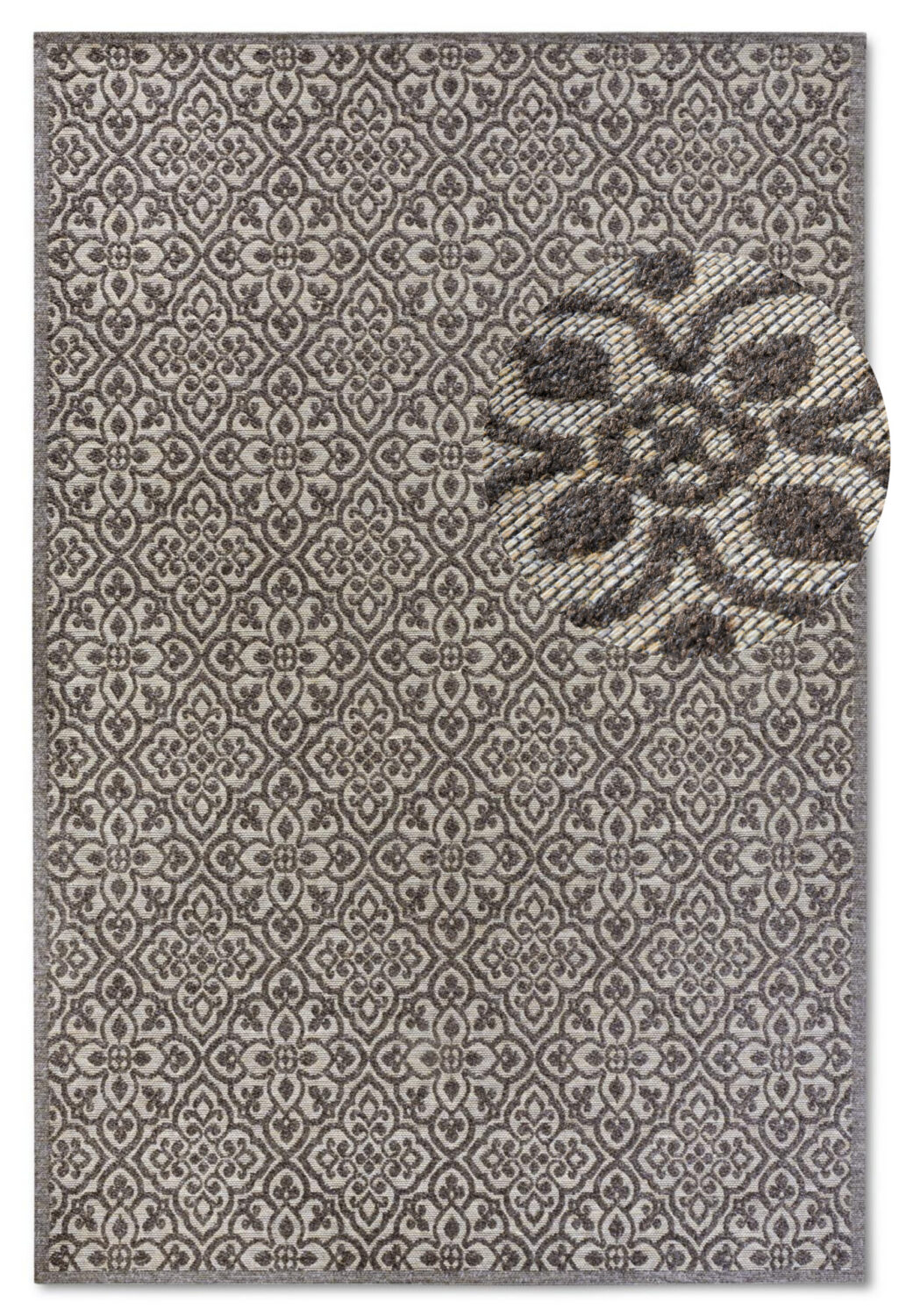 Villeroy & Boch 1883 Utomhus  Julie Natural Brun Beige matta i färgen Brun gjord i materialet 100% Återvunnen Polyester