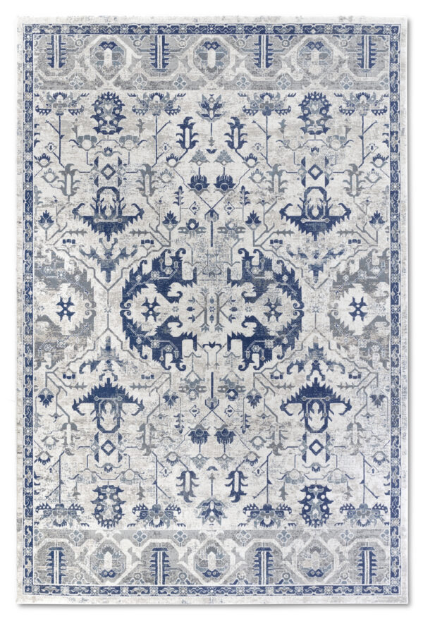 Villeroy & Boch 1869   Emmanuel Cream Blå matta i färgen Blå gjord i materialet 100% Polypropylen