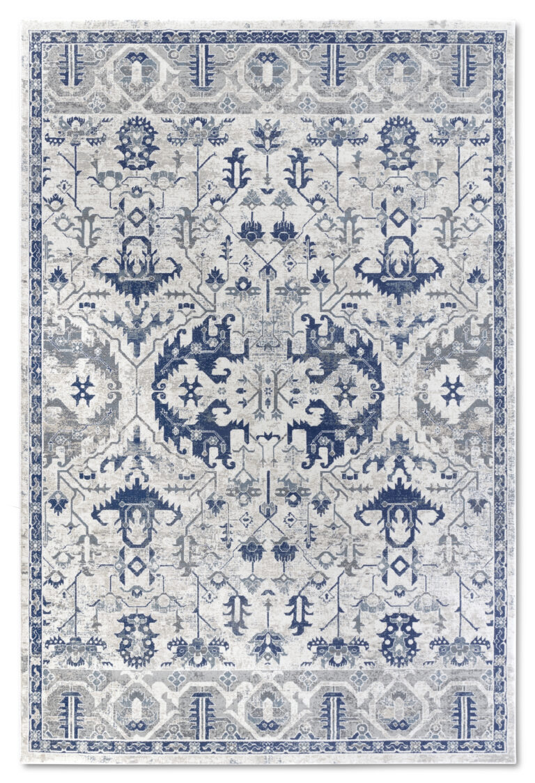 Villeroy & Boch 1869   Emmanuel Cream Blå matta i färgen Blå gjord i materialet 100% Polypropylen