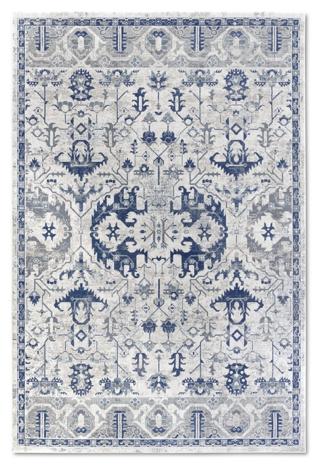 Villeroy & Boch 1869   Emmanuel Cream Blå matta i färgen Blå gjord i materialet 100% Polypropylen