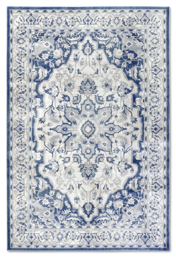 Villeroy & Boch 1869   Gabrielle Cream Blå matta i färgen Blå gjord i materialet 100% Polypropylen