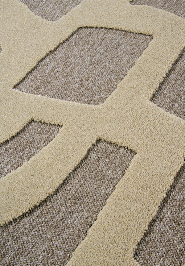 Villeroy & Boch 1879   Therese Natural Grå Beige matta i färgen Beige gjord i materialet 100% Återvunnen Polyester