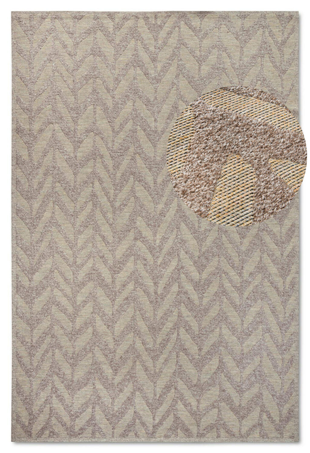 Villeroy & Boch 1883 Utomhus  Georgette Natur Beige matta i färgen Beige gjord i materialet 100% Återvunnen Polyester