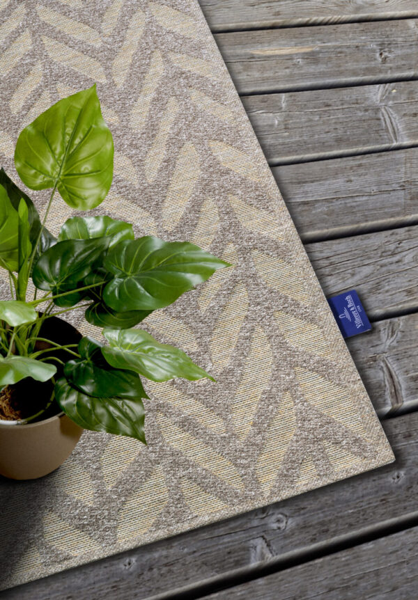 Villeroy & Boch 1883 Utomhus  Georgette Natur Beige matta i färgen Beige gjord i materialet 100% Återvunnen Polyester