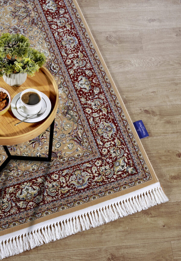 Villeroy & Boch 1870   Alfred Röd Beige matta i färgen Röd gjord i materialet 100% Polypropylen