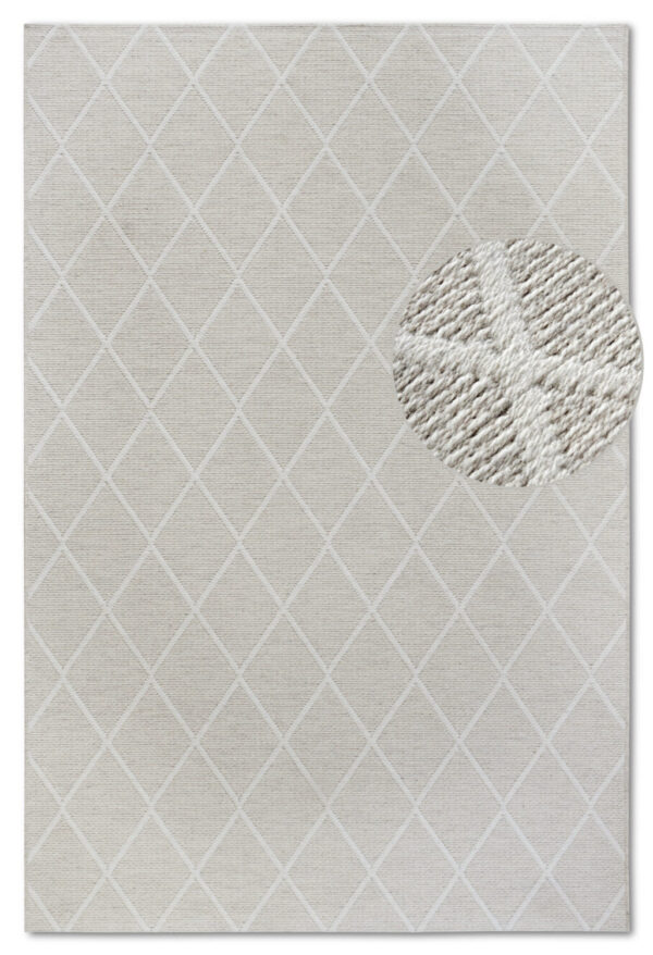Villeroy & Boch 1843 Ull Maria Nature Cream matta i färgen Cream gjord i materialet 100%  Ull