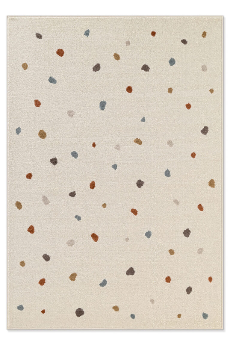 Barnmatta - Funny Dots Cream-multi