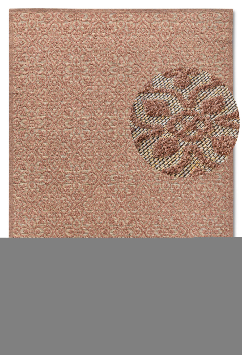 Villeroy & Boch 1883 Utomhus  Julie Natural Copper matta i färgen Brun gjord i materialet 100% Återvunnen Polyester
