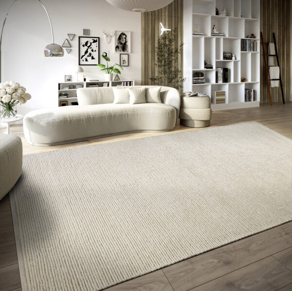 Villeroy & Boch 1748 Ull  Francois Natural White matta i färgen Cream gjord i materialet 100% Ull