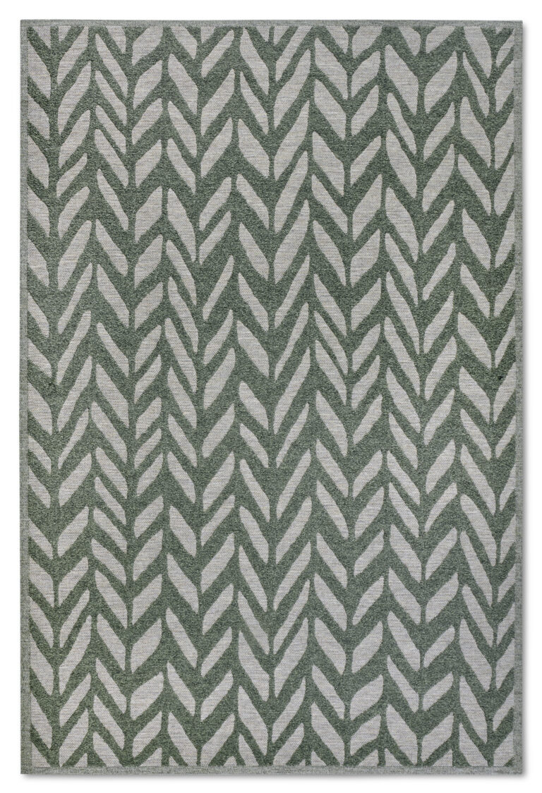 Villeroy & Boch 1883 Utomhus  Georgette Jungle Grön matta i färgen Grön gjord i materialet 100% Återvunnen Polyester