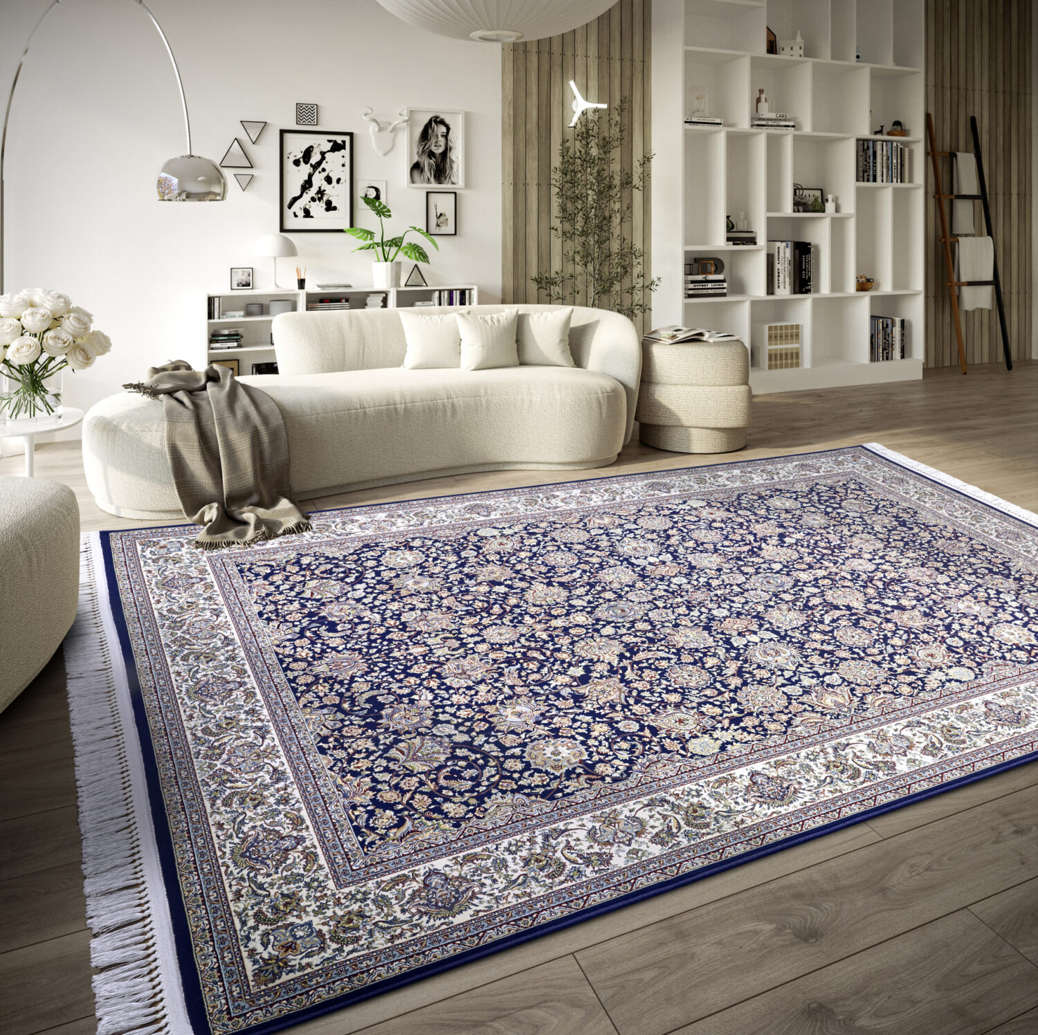 Villeroy & Boch 1870   Alfred Blå Cream matta i färgen Blå gjord i materialet 100% Polypropylen