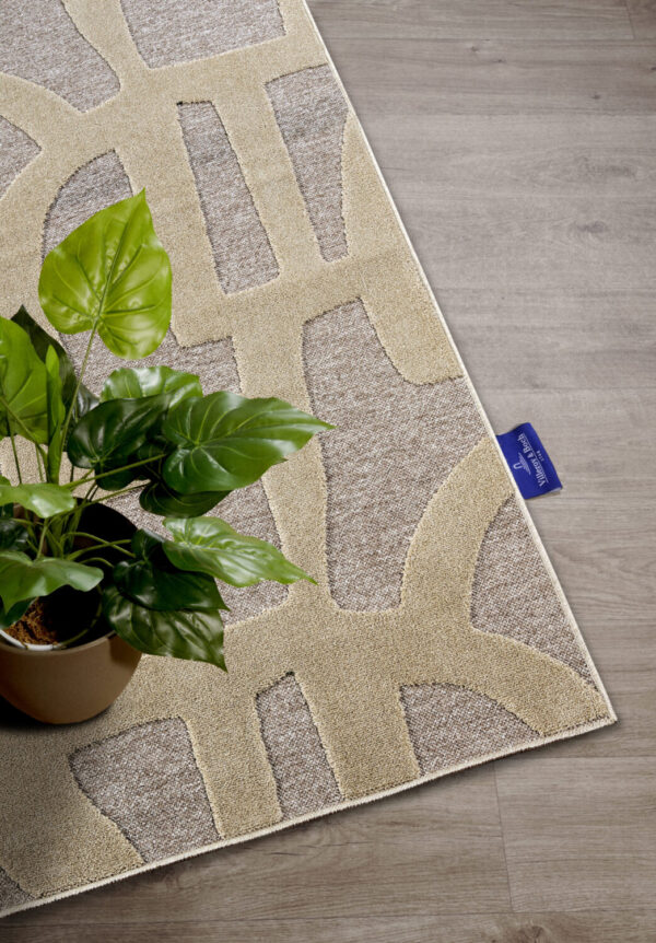 Villeroy & Boch 1879   Therese Natural Grå Beige matta i färgen Beige gjord i materialet 100% Återvunnen Polyester