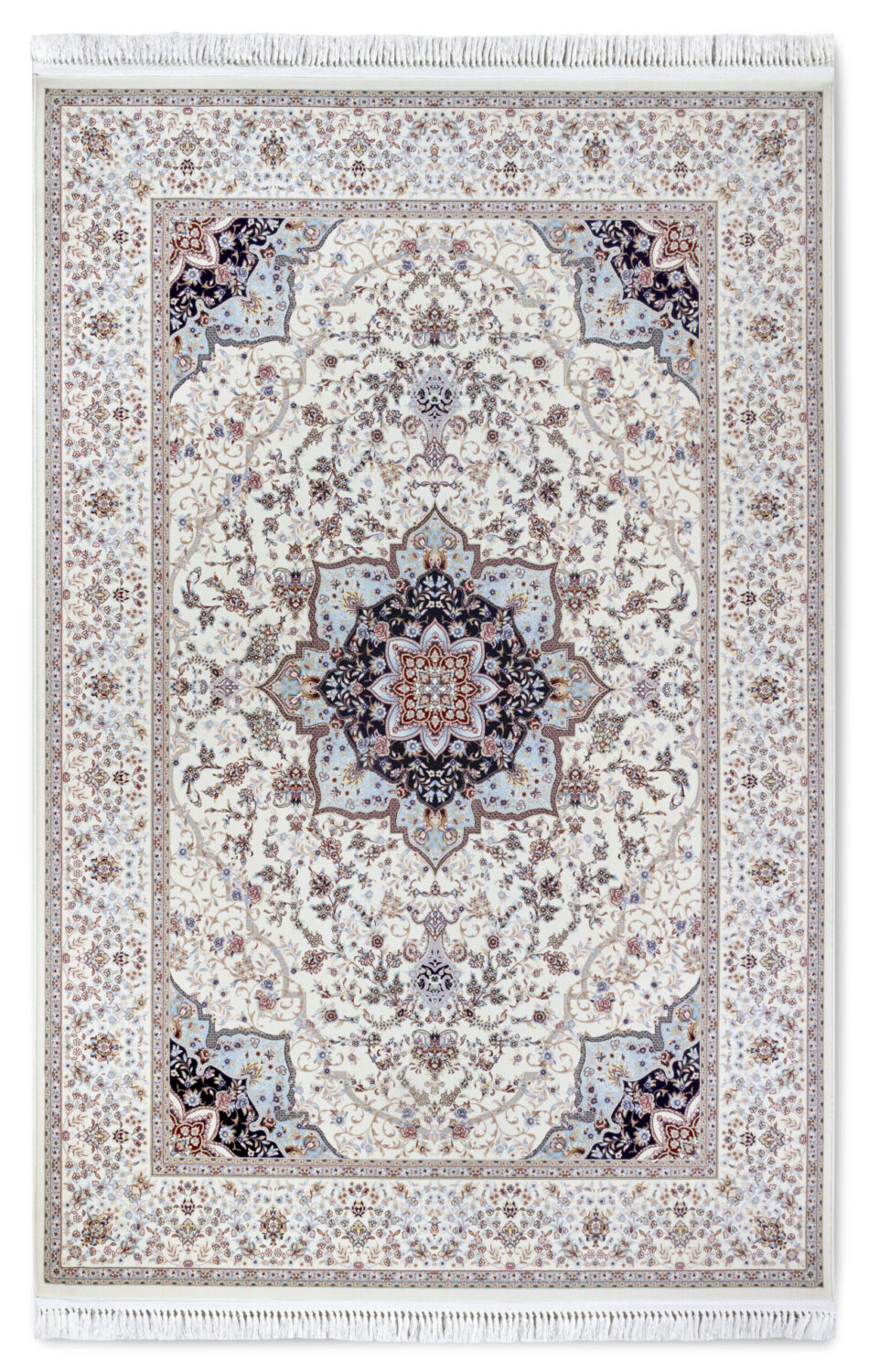 Villeroy & Boch 1870   Etienne Blå Cream matta i färgen Cream gjord i materialet 100% Polypropylen