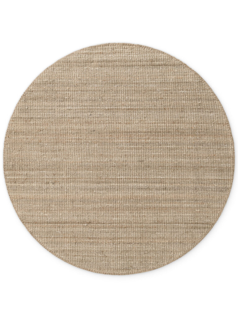 Jute Matta -  Jaipur Natural Brun rund matta i färgen Brun gjord i materialet 100% Jute