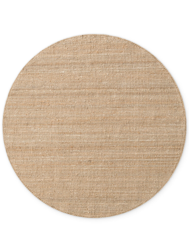 Jute Matta -  Jaipur Natural Guld rund matta i färgen Guld gjord i materialet 100% Jute