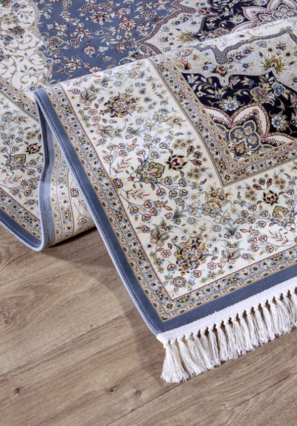 Villeroy & Boch 1870   Etienne Ljus Blå Cream matta i färgen Blå gjord i materialet 100% Polypropylen