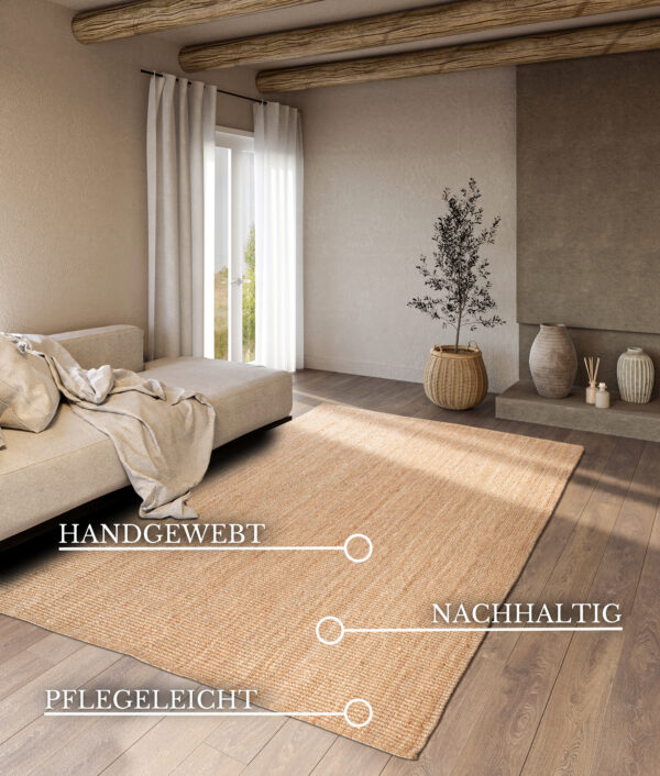 Villeroy & Boch 1791 Jute  Rosalie Natural Gold matta i färgen Guld gjord i materialet 100% Jute