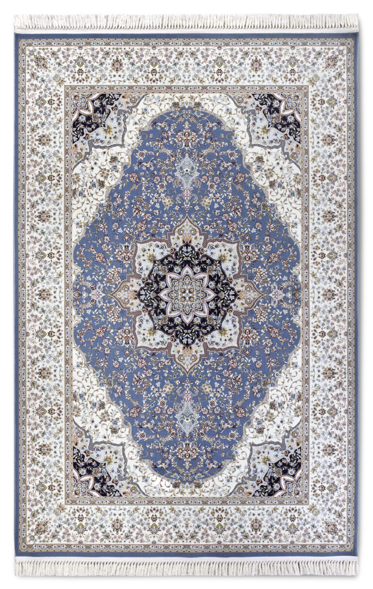 Villeroy & Boch 1870   Etienne Ljus Blå Cream matta i färgen Blå gjord i materialet 100% Polypropylen