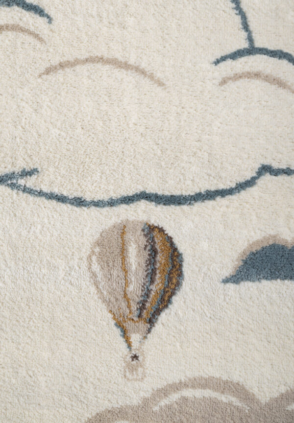 Barnmatta - Hot Air Ballon Cream-multi matta i färgen Multi gjord i materialet 100% Polypropylen