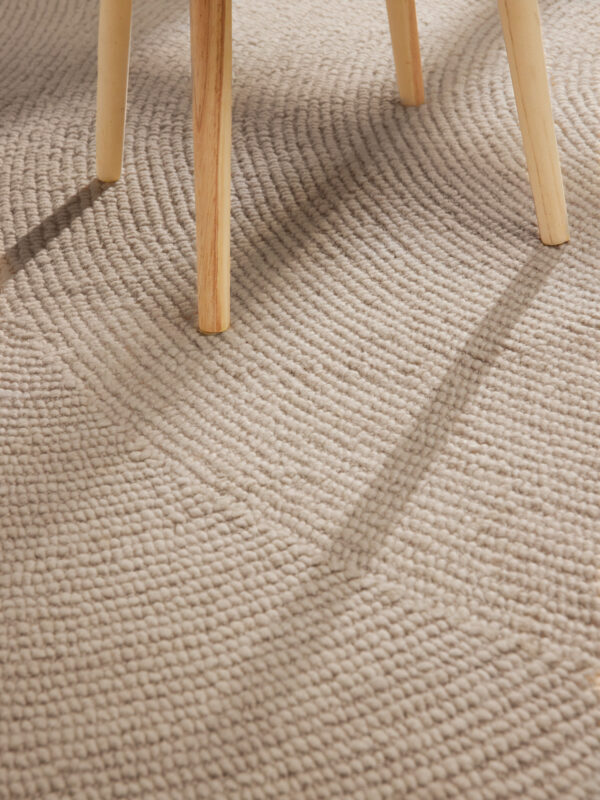 Ull Matta - Eleni Ljusbeige matta i färgen Beige gjord i materialet 100% Ull