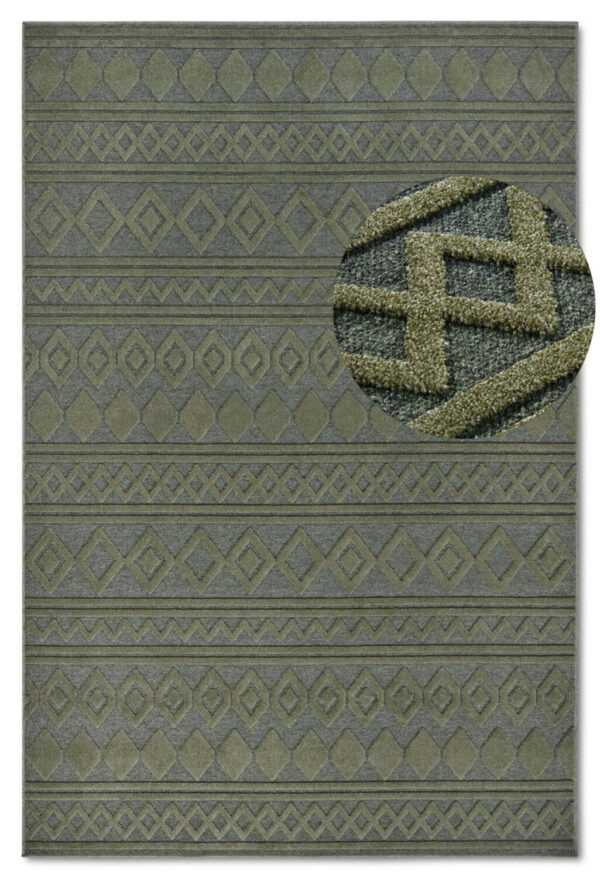 Villeroy & Boch 1879   Catherine Jungle Grön matta i färgen Grön gjord i materialet 100% Återvunnen Polyester