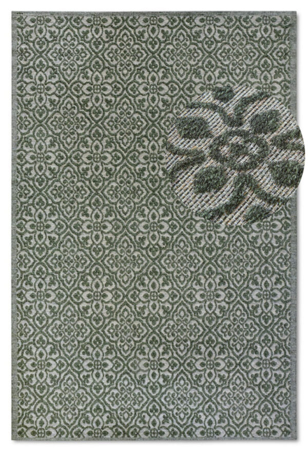 Villeroy & Boch 1883 Utomhus  Julie Jungle Grön matta i färgen Grön gjord i materialet 100% Återvunnen Polyester