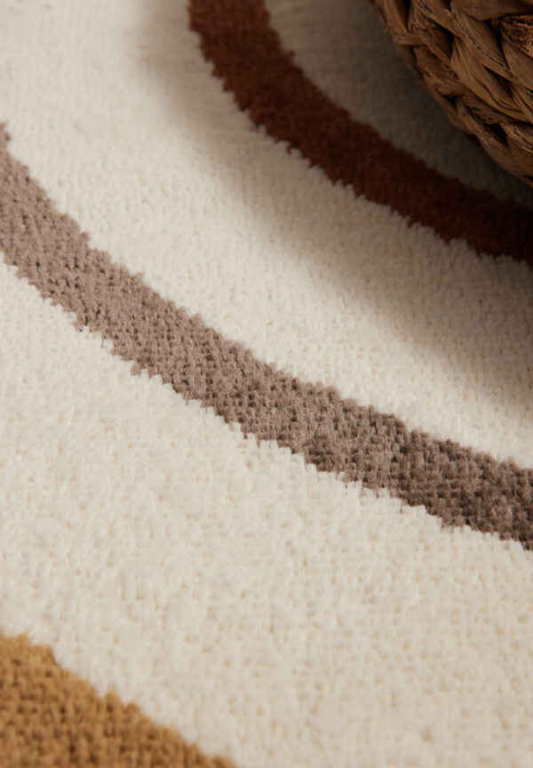 Barnmatta - Double Rainbow Cream-multi matta i färgen Multi gjord i materialet 100% Polypropylen