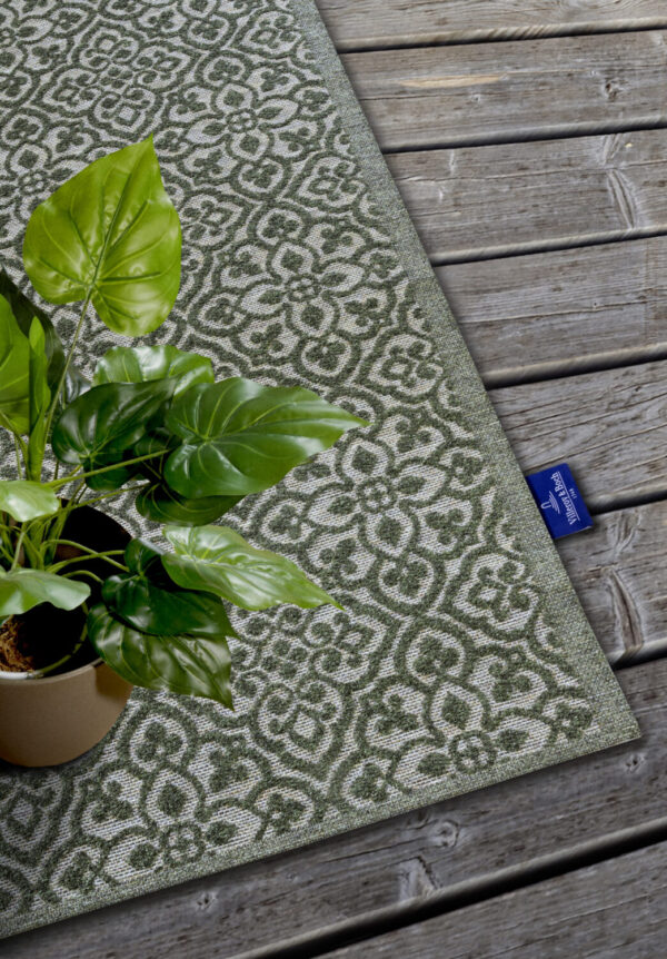 Villeroy & Boch 1883 Utomhus  Julie Jungle Grön matta i färgen Grön gjord i materialet 100% Återvunnen Polyester