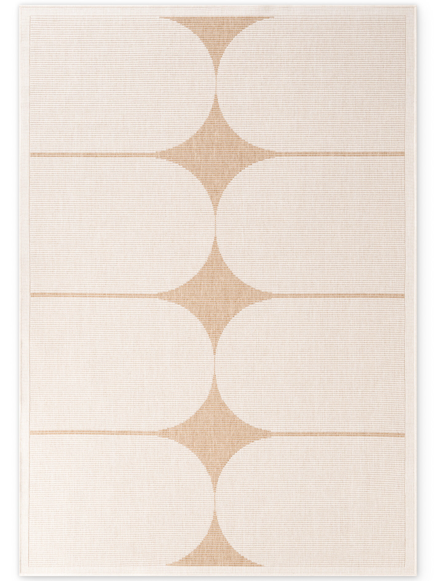 Utomhus matta - Bowen Jute-vit