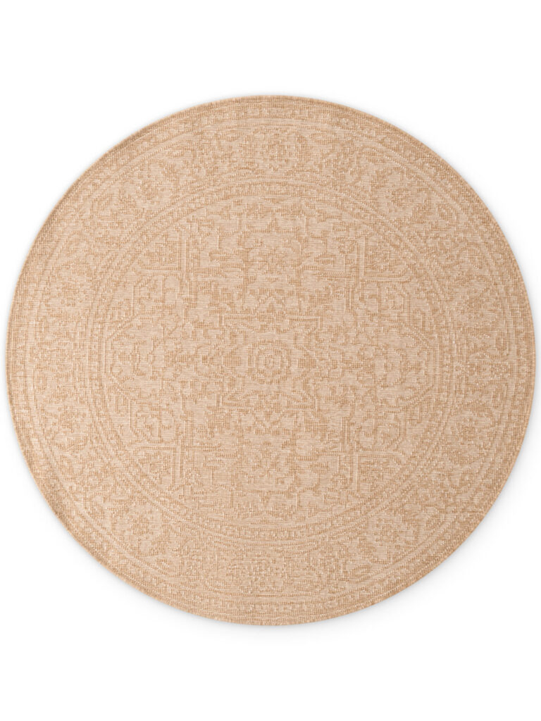 Utomhus matta - Kona Beige Rund