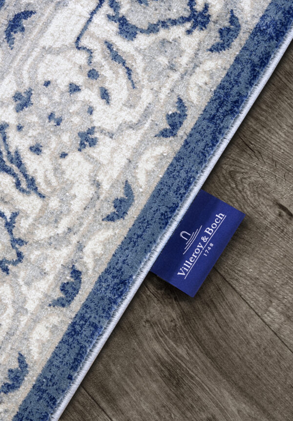 Villeroy & Boch 1869   Gabrielle Cream Blå matta i färgen Blå gjord i materialet 100% Polypropylen