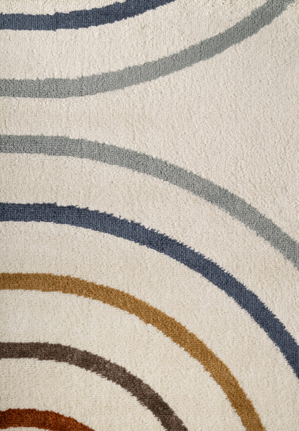 Barnmatta - Double Rainbow Cream-multi matta i färgen Multi gjord i materialet 100% Polypropylen