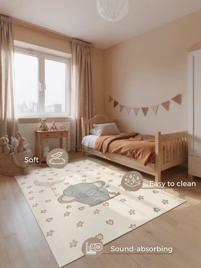 Hanse Home Adventures Barnmatta Little Ellie - Creme-multi - Bild 3