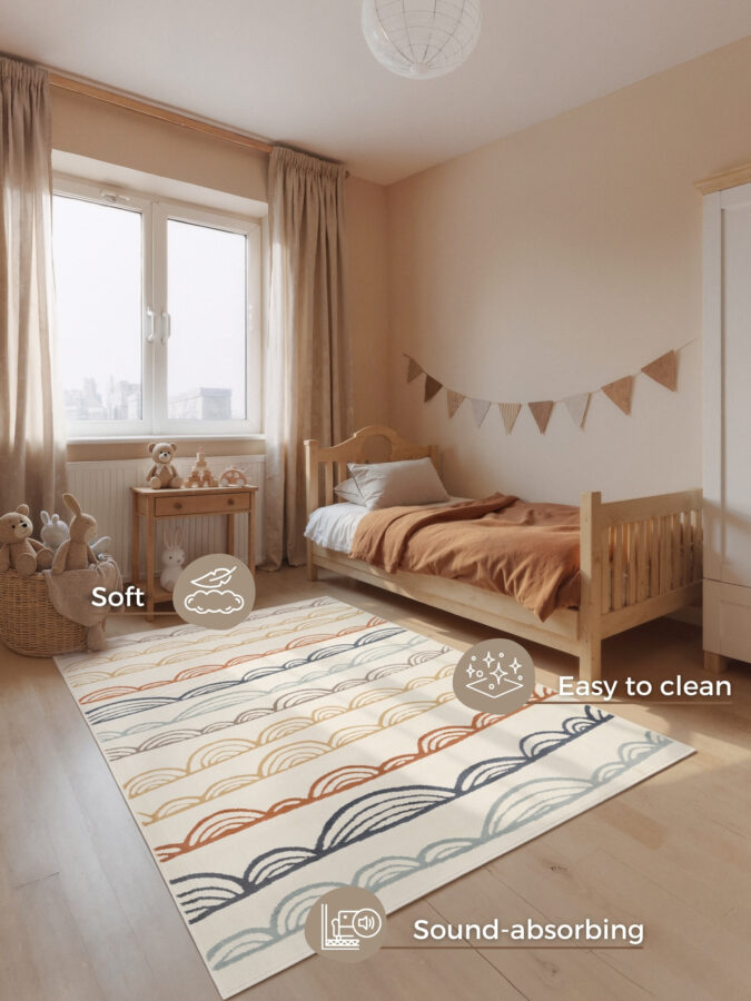 Hanse Home Adventures Barnmatta Kiki - Creme-multi - Bild 3