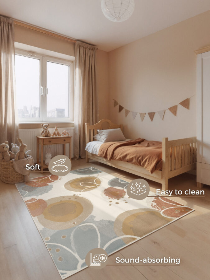 Hanse Home Adventures Barnmatta Marigold - Creme-multi - Bild 3