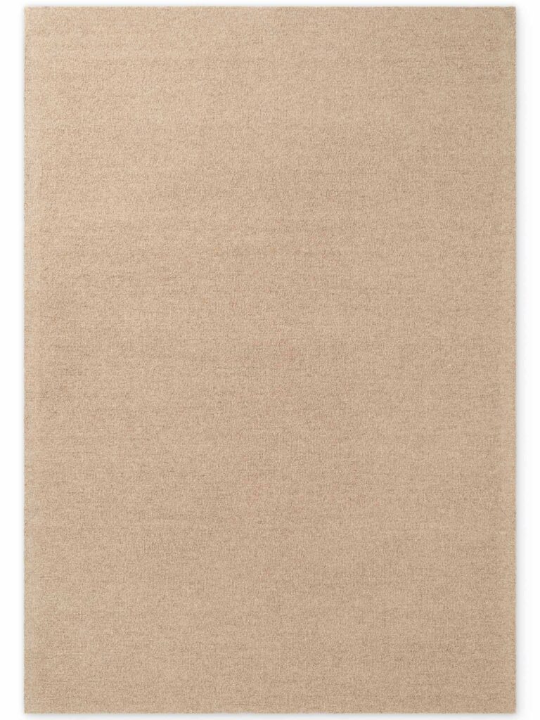 Elle Decoration Puristic Fine Bouclé Ullmatta Knots Beige