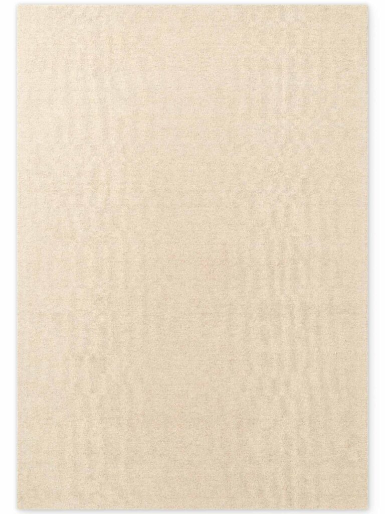 Elle Decoration Puristic Fine Bouclé Ullmatta Knutar Ljus Beige