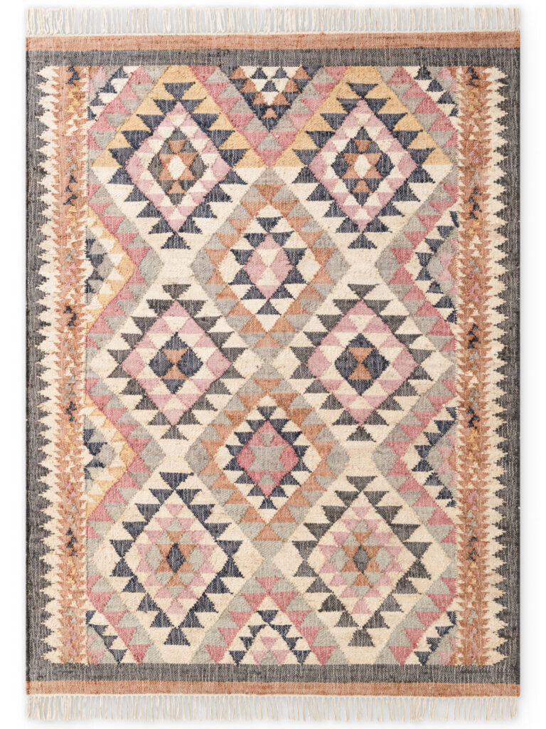 Elle Decoration Roya Afghansk Kelimmatta Parsa Creme Multi