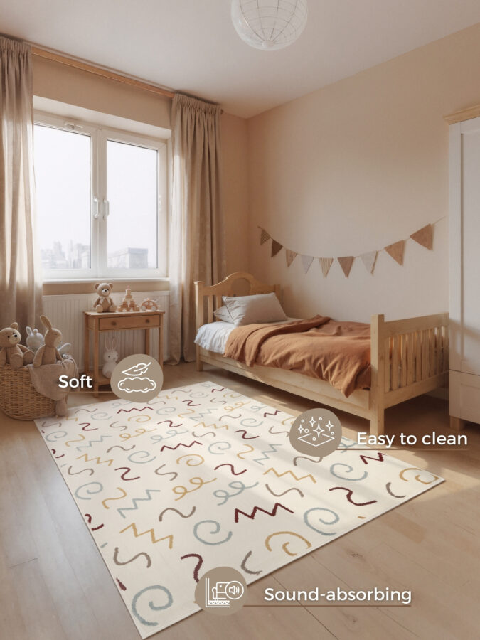 Hanse Home Adventures Barnmatta Fiete - Creme-multi - Bild 3