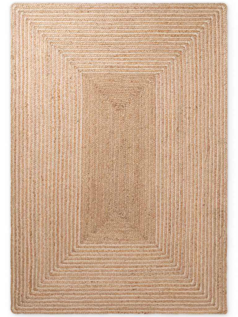 Hanse Home Juno Jutematta Juno Line Natur Vit Guld