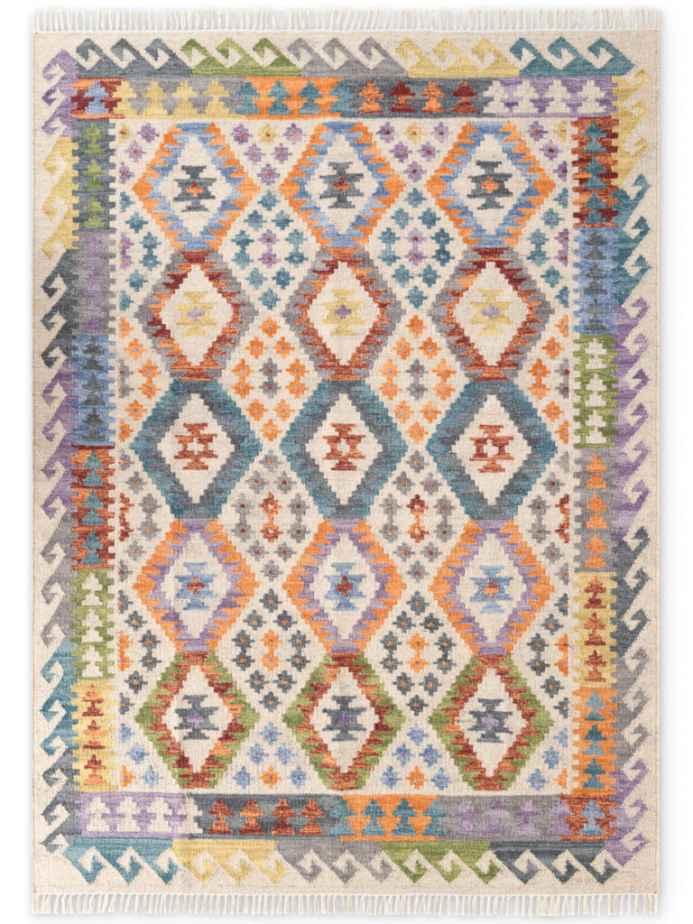 Hanse Home Kamal Afghansk Kelimmatta Oasis Creme Multi