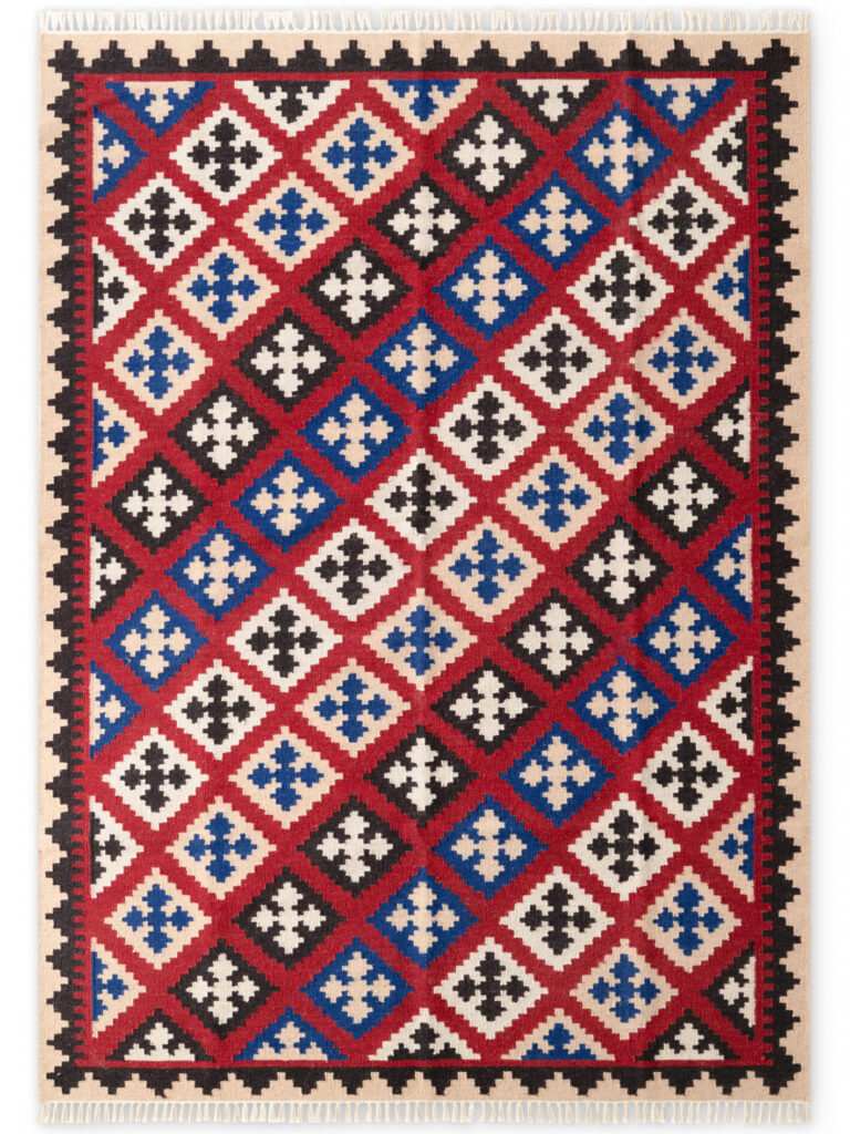Hanse Home Kamal Afghansk Kelimmatta Rami Creme Multi