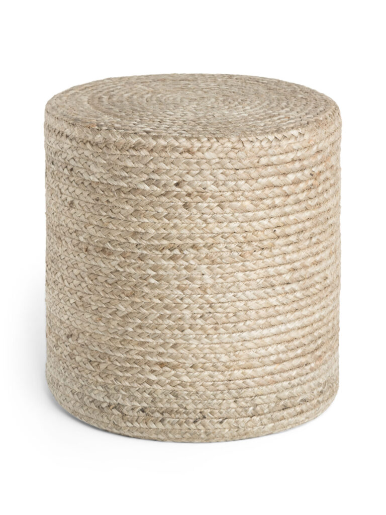 Hanse Home Looma Jutepuff Looma 40x40 cm - Natur-greige