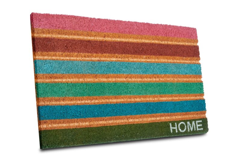 Hanse Home Mix Mats Dörrmatta Kokos Färgglada Ränder 45x75 cm - Multi